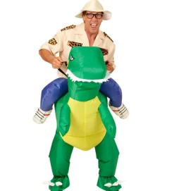 Oppblåsbar Dinosaur Kostyme
