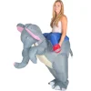 Oppblåsbar Elefant Kostyme