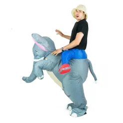 Oppblåsbar Elefant Kostyme