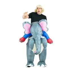 Oppblåsbar Elefant Kostyme