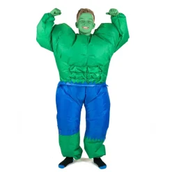 Oppblåsbar Hulk Barnekostyme