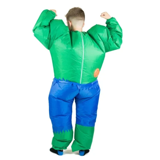 Oppblåsbar Hulk Barnekostyme