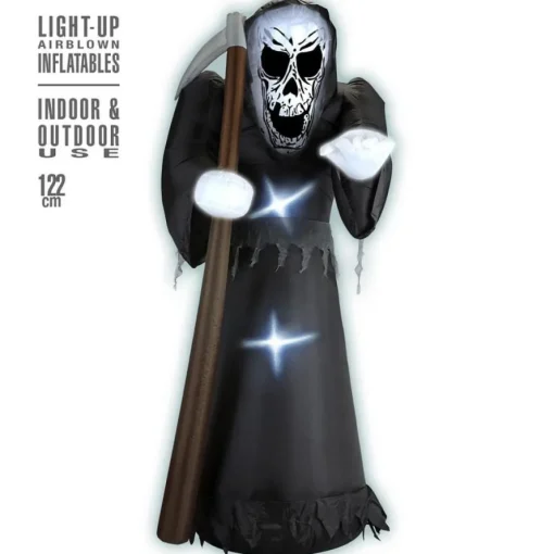 Oppblåsbar Lysende Grim Reaper