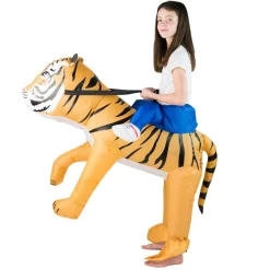 Oppblåsbar Tiger Barnekostyme