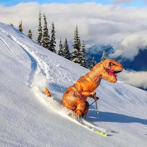 Oppblåsbar T-Rex Gigantisk Kostyme
