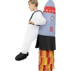 Oppblåsbart Carry Me Romrakett Barnekostyme
