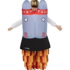 Oppblåsbart Carry Me Romrakett Barnekostyme