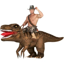 Oppblåsbart Carry Me T-Rex Kostyme