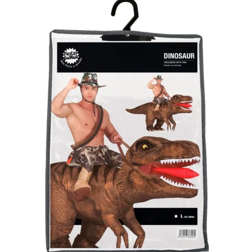 Oppblåsbart Carry Me T-Rex Kostyme