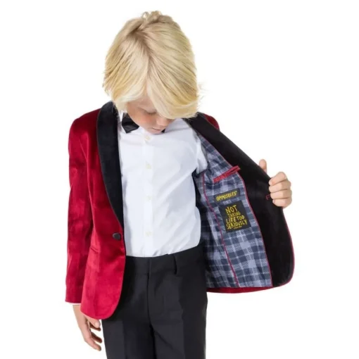 Opposuits® Barn Blazer Rich Vinrød