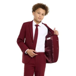 Opposuits® Blazing Burgundy Tenåring Jakkesett
