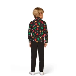 Opposuits® Christmas Icons Black Barneskjorte