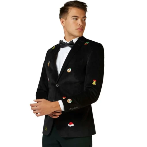 Opposuits® Christmas X-Mas Icons Blazer Vinrød