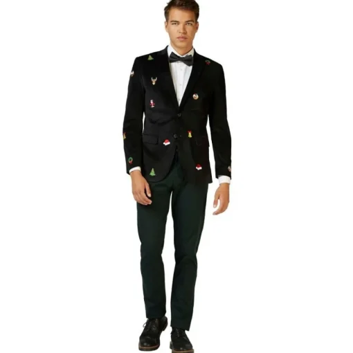 Opposuits® Christmas X-Mas Icons Blazer Vinrød