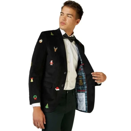 Opposuits® Christmas X-Mas Icons Blazer Vinrød