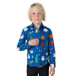 Opposuits® Festivity Blue Barneskjorte