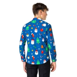 Opposuits® Festivity Blue Tenåring Skjorte
