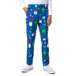 Opposuits® Festivity Blue Tenåring Jakkesett