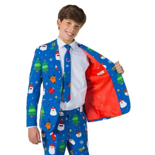 Opposuits® Festivity Blue Tenåring Jakkesett