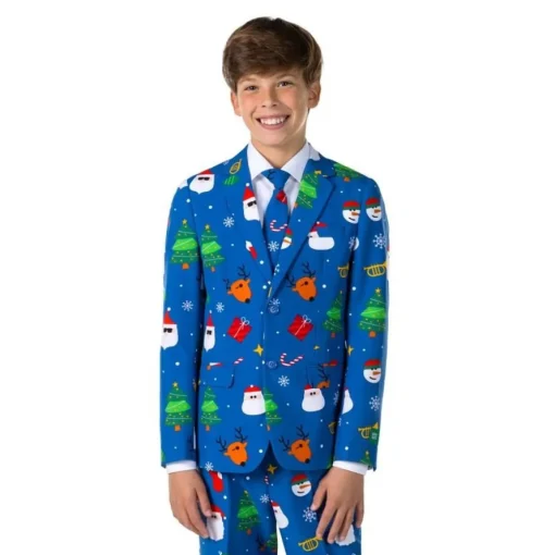 Opposuits® Festivity Blue Tenåring Jakkesett