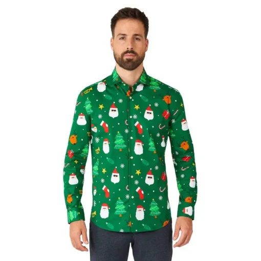 Opposuits® Festivity Green Skjorte