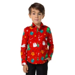 Opposuits® Festivity Red Barneskjorte