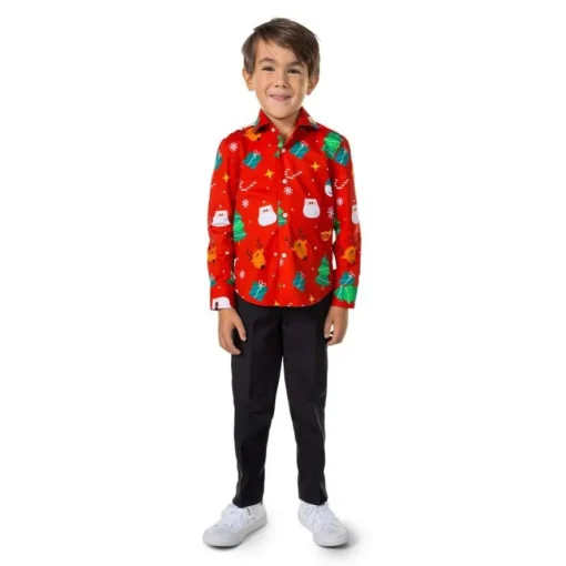 Opposuits® Festivity Red Barneskjorte