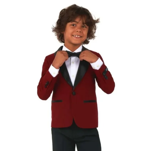 Opposuits® Hot Burgundy Barn Jakkesett