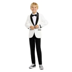 Opposuits® Pearly White Tenåring Jakkesett