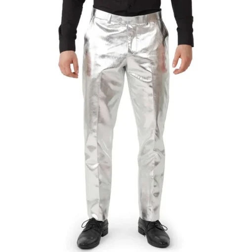 Opposuits® Shiny Silver Jakkesett