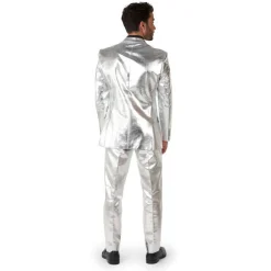 Opposuits® Shiny Silver Jakkesett