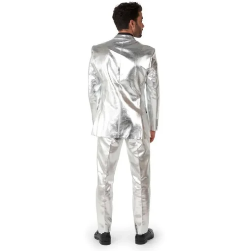Opposuits® Shiny Silver Jakkesett
