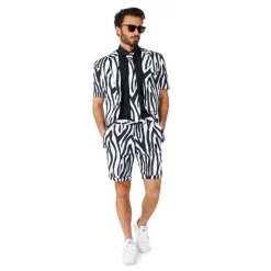Opposuits® Summer Zazzy Zebra Jakkesett