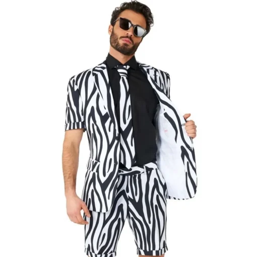 Opposuits® Summer Zazzy Zebra Jakkesett