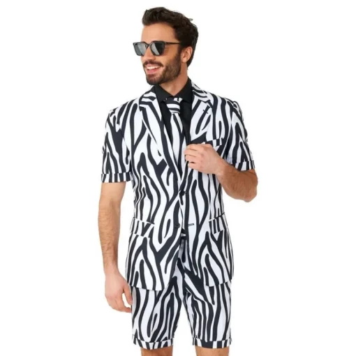 Opposuits® Summer Zazzy Zebra Jakkesett