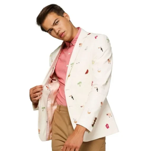 Opposuits® Tropical Summer Icons Blazer Off White