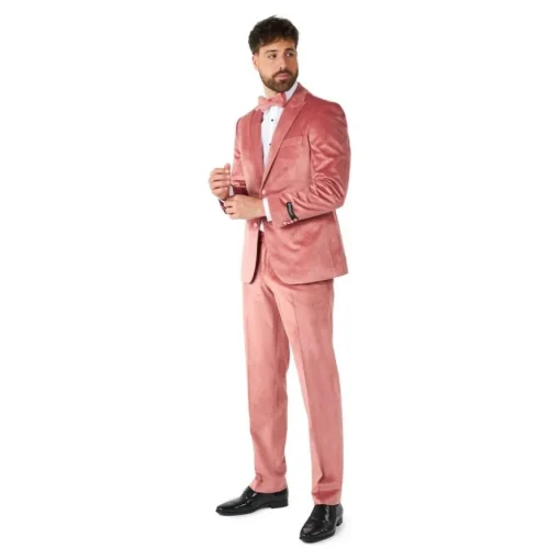 Opposuits® Vintage Pink Velvet Jakkesett
