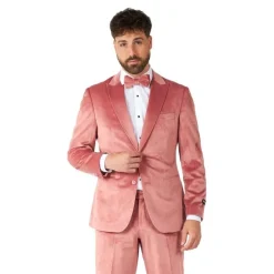 Opposuits® Vintage Pink Velvet Jakkesett