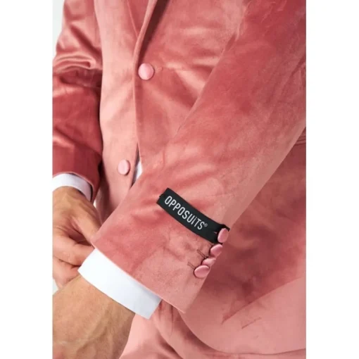 Opposuits® Vintage Pink Velvet Jakkesett