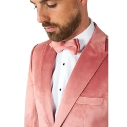 Opposuits® Vintage Pink Velvet Jakkesett