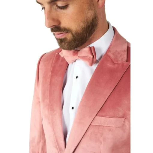 Opposuits® Vintage Pink Velvet Jakkesett
