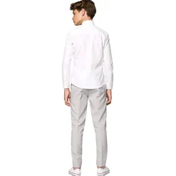 Opposuits® White Knight Tenåring Skjorte