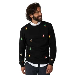 Opposuits® X-Mas Icons Julegenser Svart