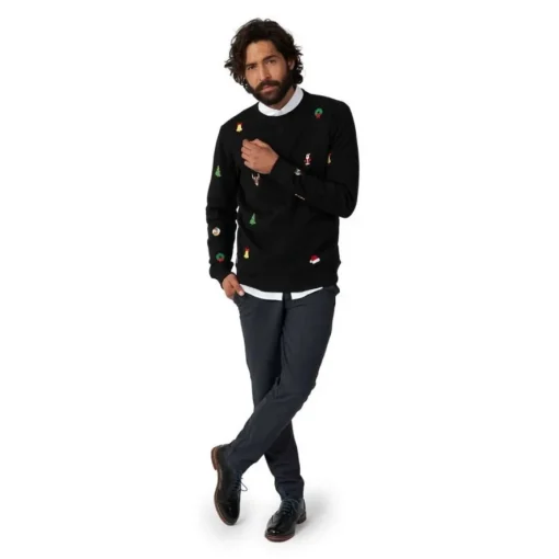 Opposuits® X-Mas Icons Julegenser Svart