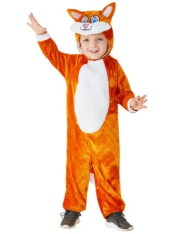 Oransje Katt Barnekostyme