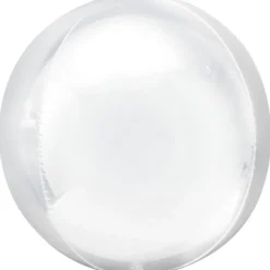 Orbz Folieballong Hvit