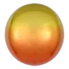 Orbz Folieballong Ombre Gul og Oransje