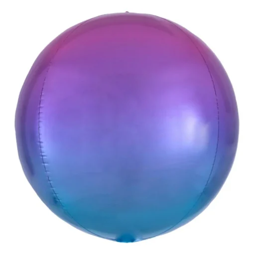 Orbz Folieballong Ombre Lilla og Blå