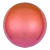 Orbz Folieballong Ombre Rød og Oransje