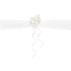 Organza Girlandere Bilpynt Hvit
